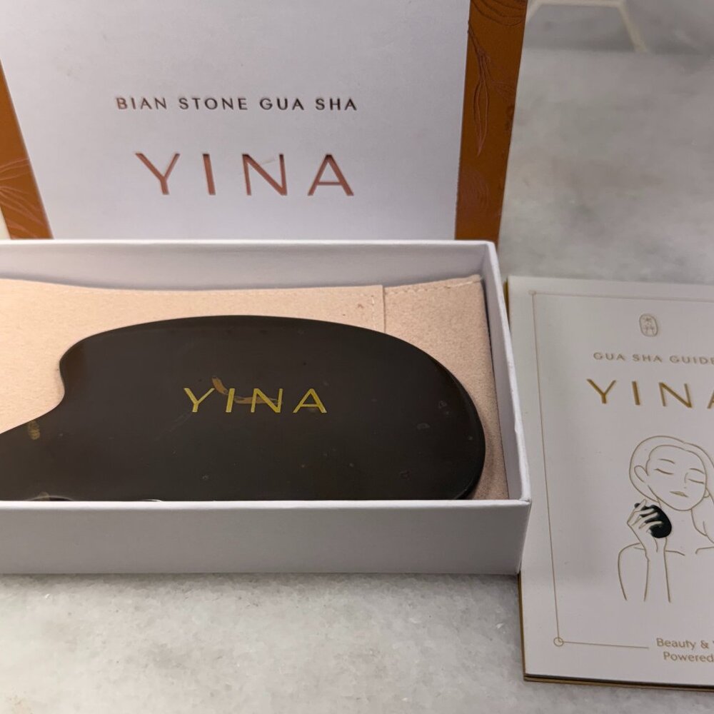 YINA - Bian Stone Gua Sha For Face + Body | Sustainable, Cruelty-Free, BLEM!